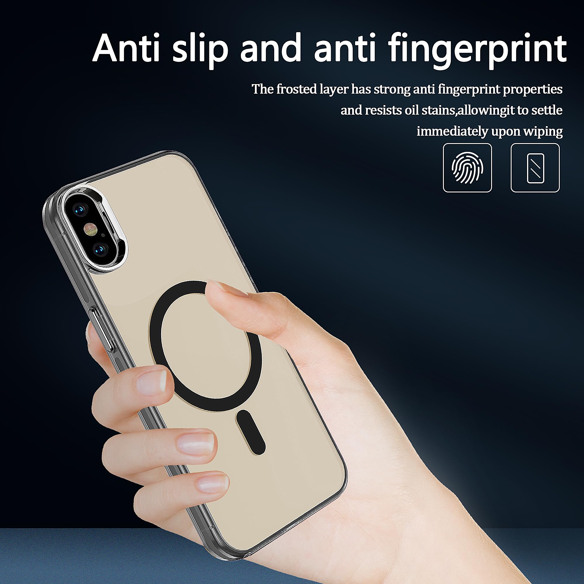 Amazon.com: S. Tedazo Magnetic Case for iPhone X/Xs (5.8 inch